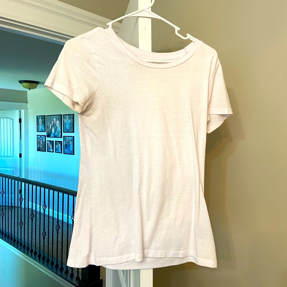 Plain white tee